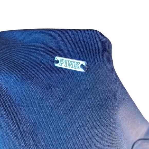 Pink Victoria’s Secret Ultimate Black Rainbow Striped Bike Women’s Shorts Size X - Picture 8 of 8